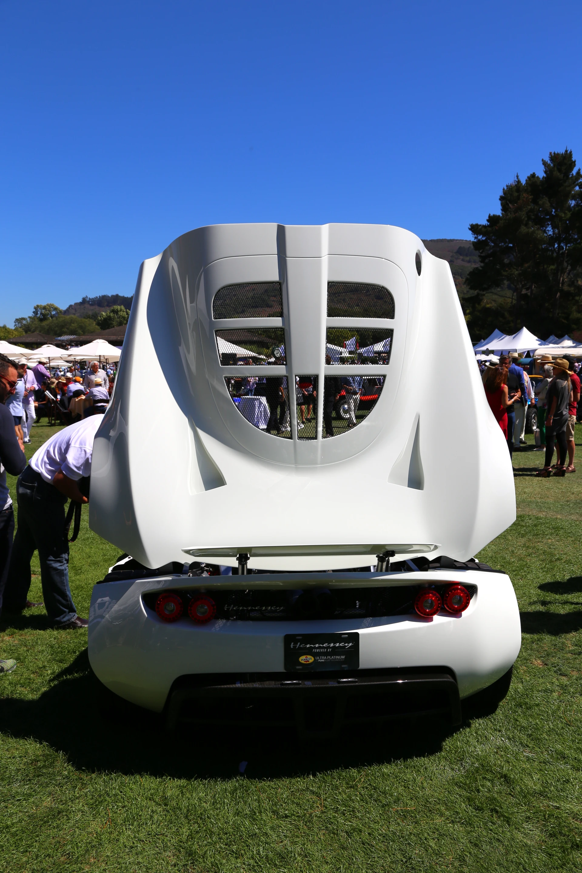 The Hennessey Venom GT works off a highly modified Lotus Exige chassis (Photo: Angus MacKenzie/Gizmag.com)