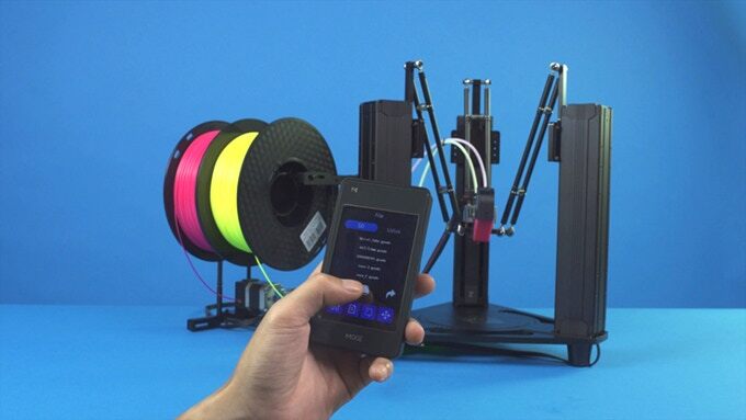 Mooz uses a small plug and play touchscreen control panel