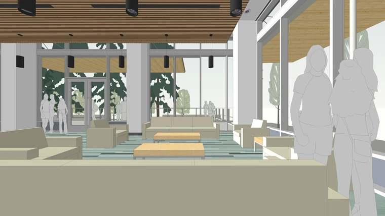 Acton Ostry Architects is aiming for LEED Gold certification (a green building standard) for the building