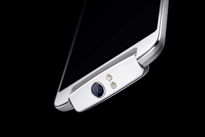 The Oppo N1, featuring a rotating camera module
