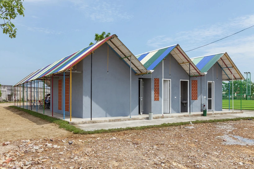 Re-ainbow community center was constructed using recycled building materials