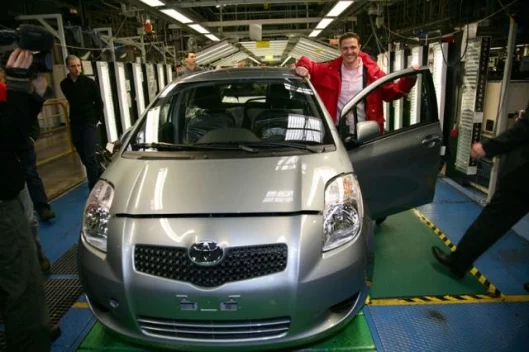 Ralf Schumacher visits the Toyota manufacturing facility in Valenciennes, France
