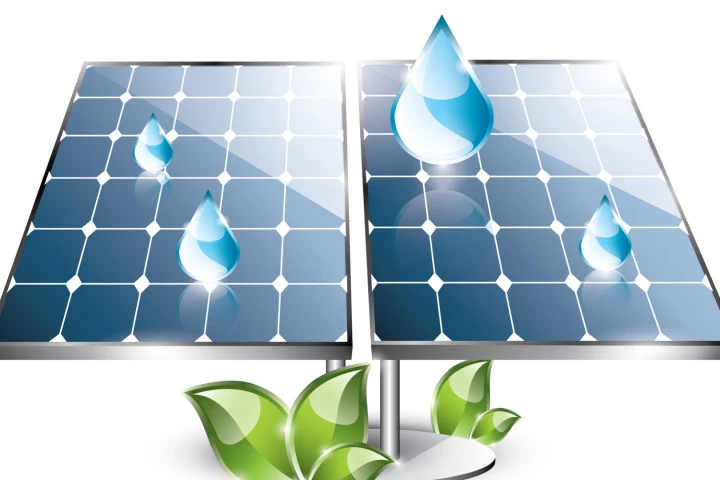 A new hybrid solar cell device can capture energy from the sun and from the movement of raindrops