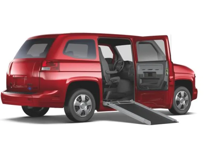 The Vehicle Production Group's MV-1 van is designed with wheelchair-using passengers in mind