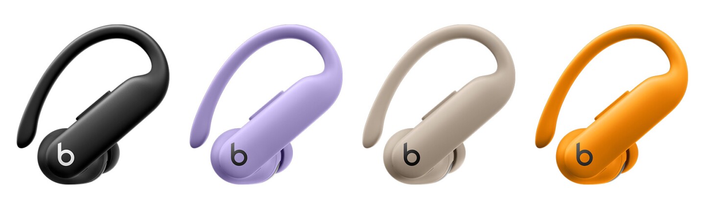 The buds are available in four colorways, including that fresh Electric Orange