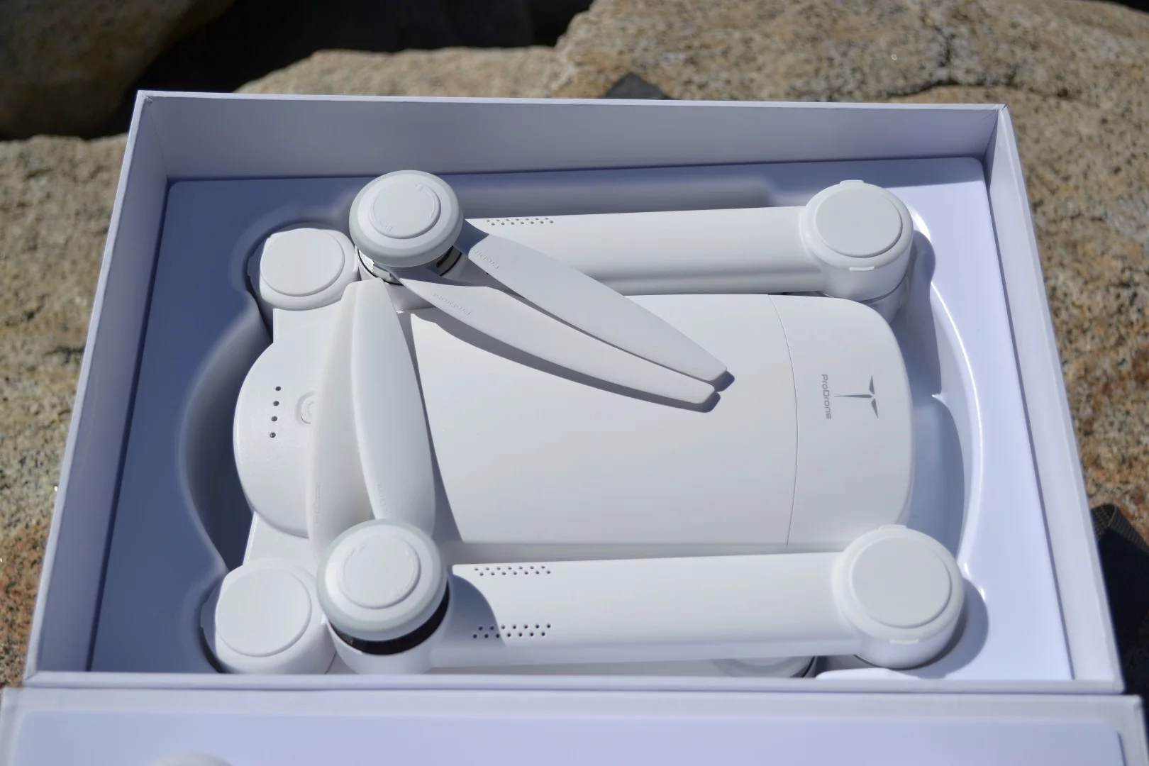 ProDrone Byrd Standard top view in box