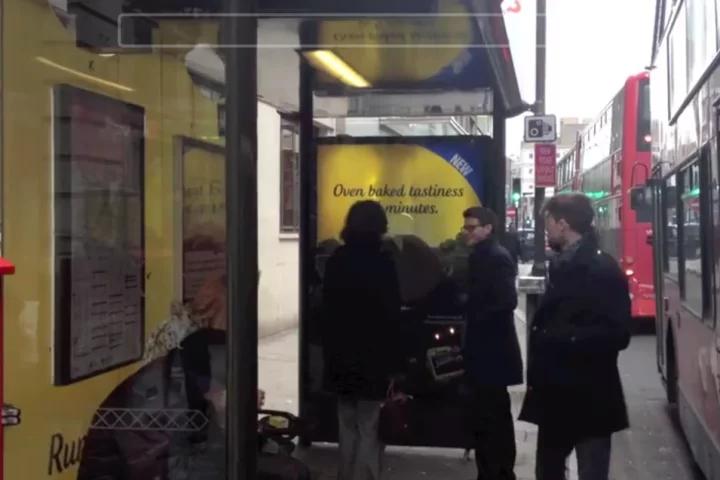 Bus shelters across the UK will smell like baked potatoes, thanks to a new advertising campaign to promote McCain's ready-baked potato