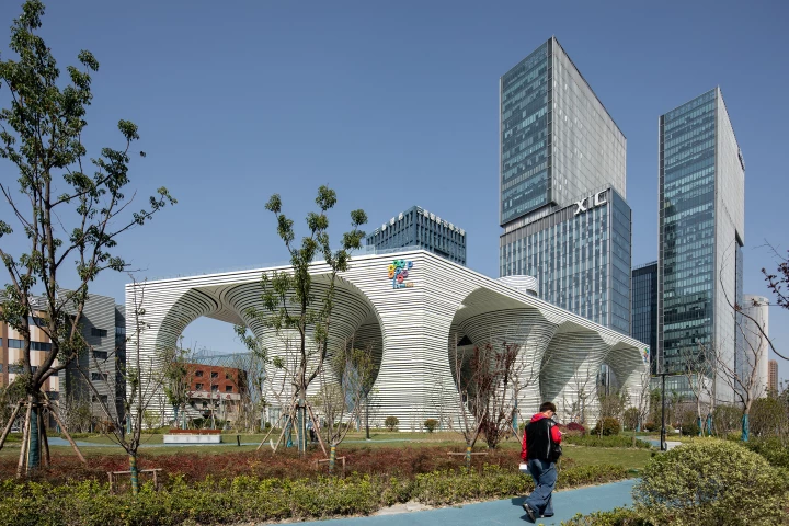 Future Car Park is envisioned as a combination of automated parking lot and greenery filled park