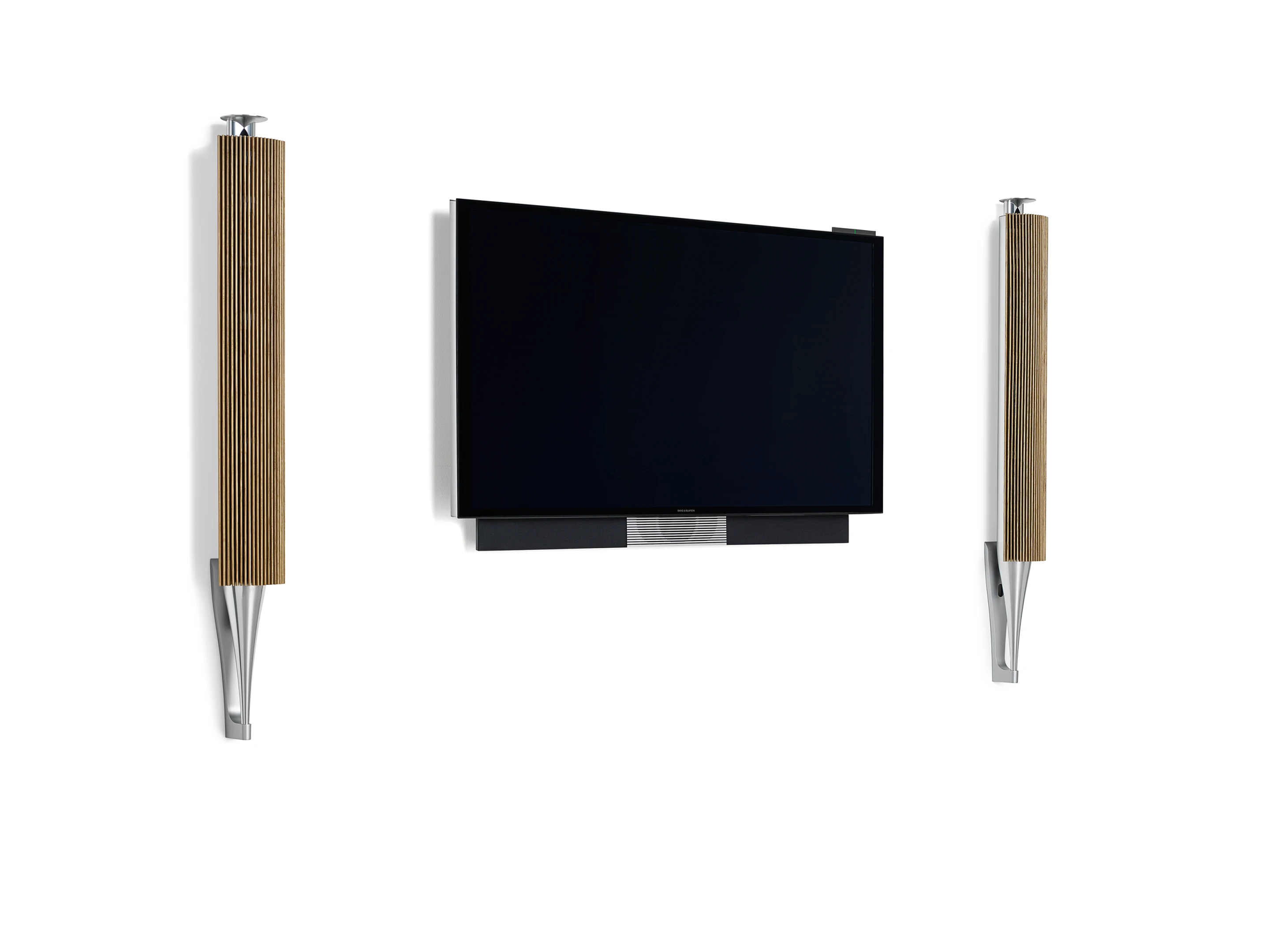 The BeoVision Avant support wireless connection to its latest Immaculate Wireless Sound speakers