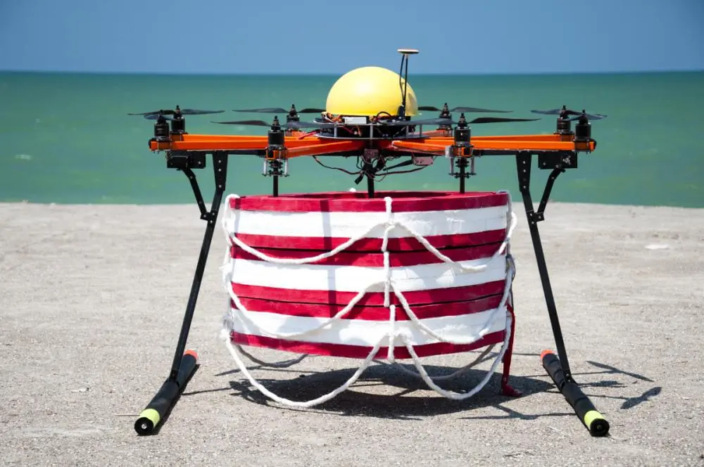 RTS Lab has pointed out that the drone's fast speed combined with a capacity for several life preservers means it could attend to multiple people in one trip as well