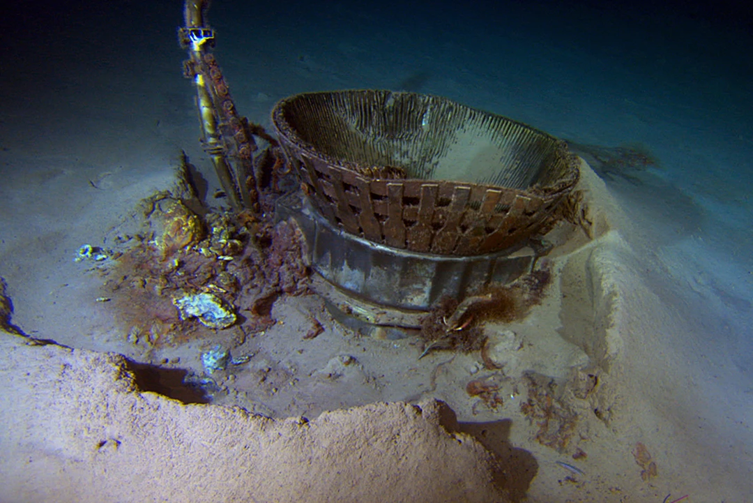 Thrust chamber from the Apollo engine
