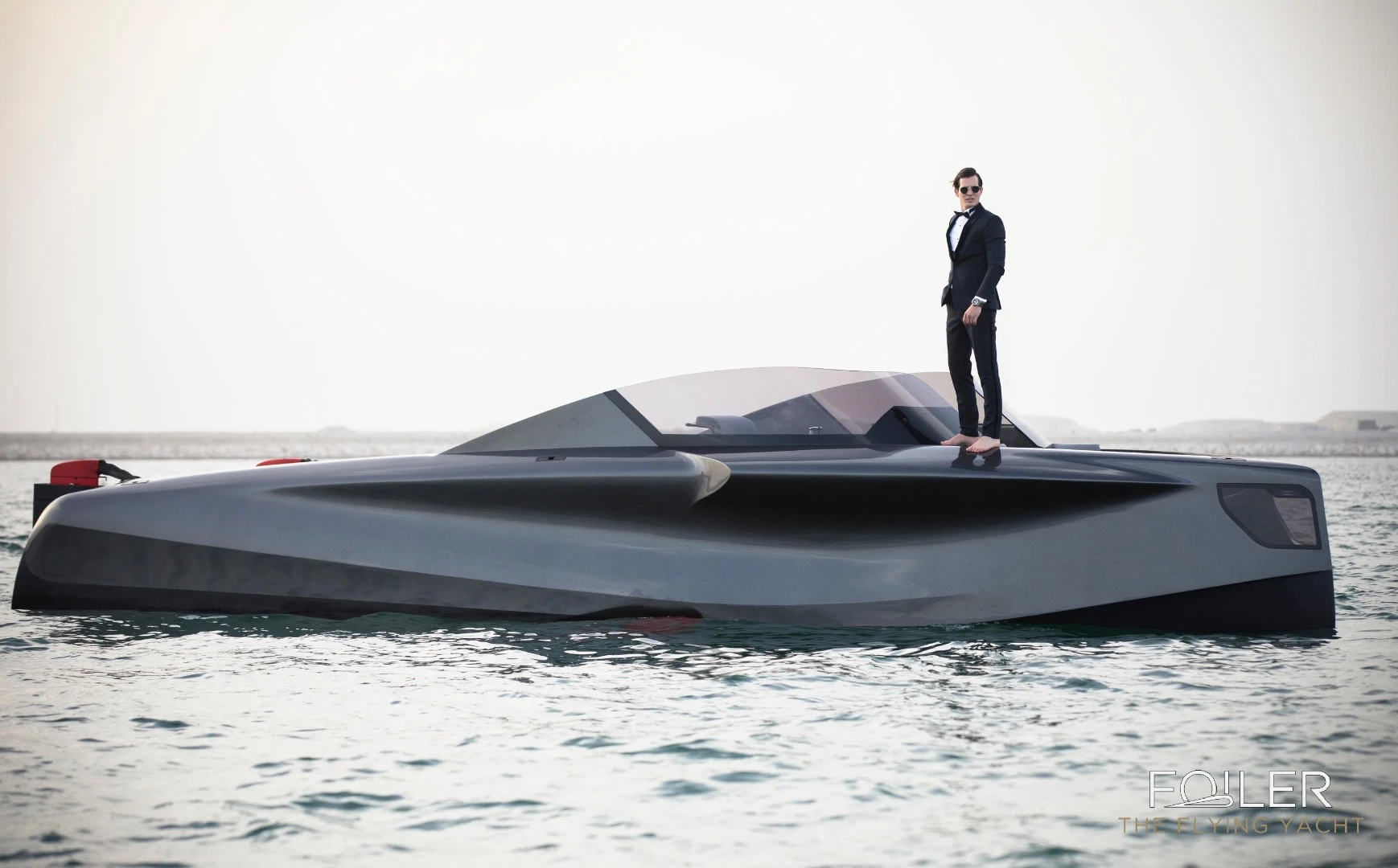 The foils are fully retractable