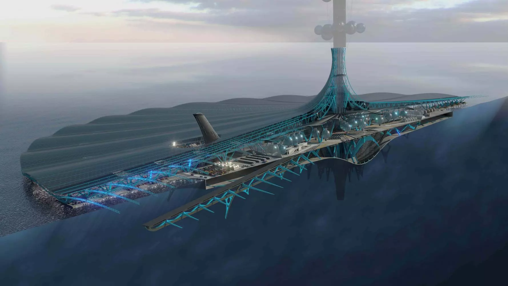 Skylink, from 2014, proposes a permanent “umbilical link” between the earth and space