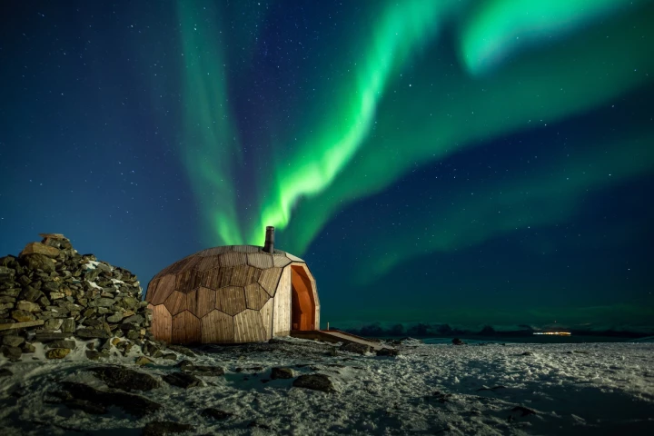 The Hammerfest Hiking Cabins project actually consists of two cabins, but the second is yet to be completed