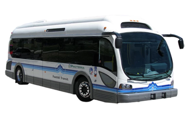 The EcoRide BE-35 all-electric bus