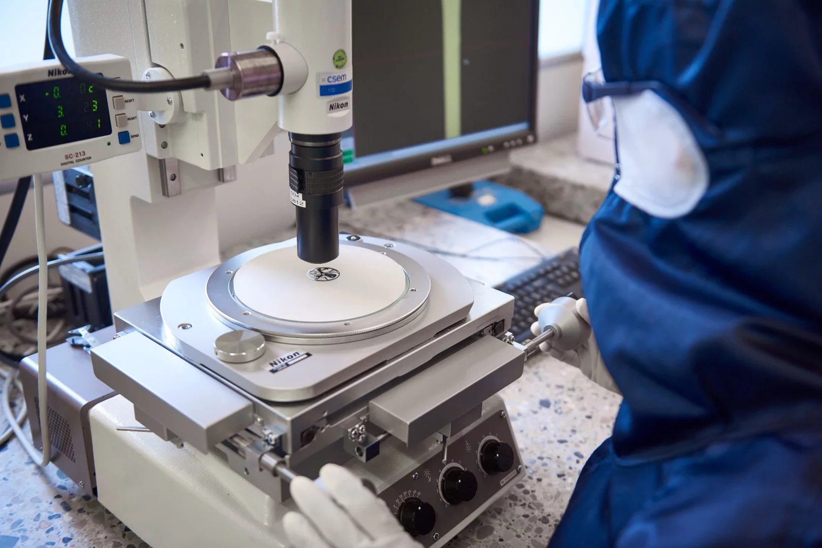 The oscillator is made from silicon