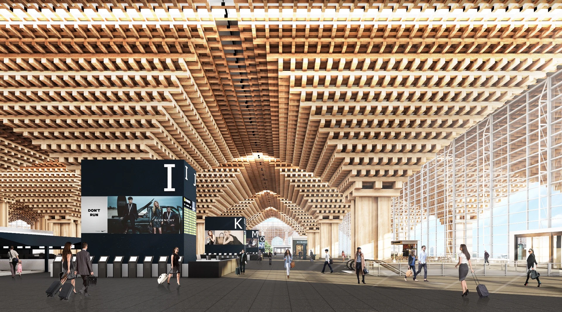 Suvarnabhumi International Passenger Terminal II will comprise 348,000 sq m (3.7 million sq ft) of floorspace