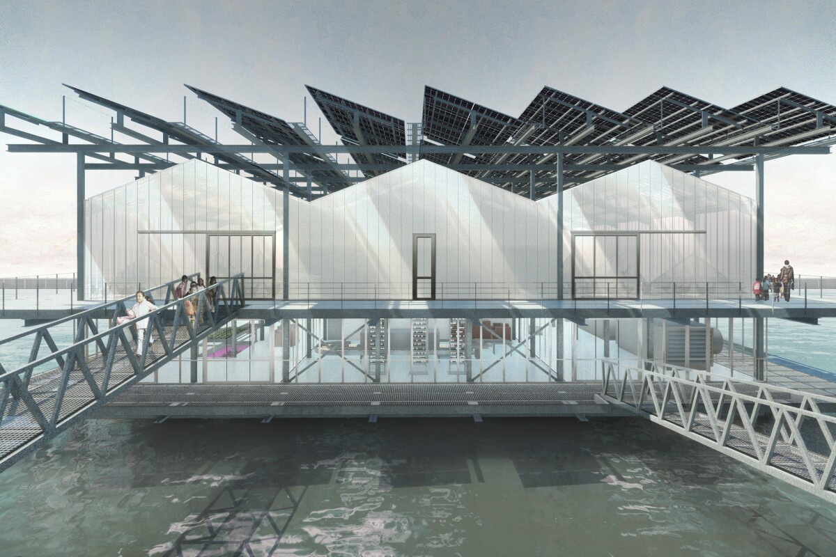 Floating Farm Poultry will measure 3,500 sq m (roughly 37,670 sq ft), spread over three floors