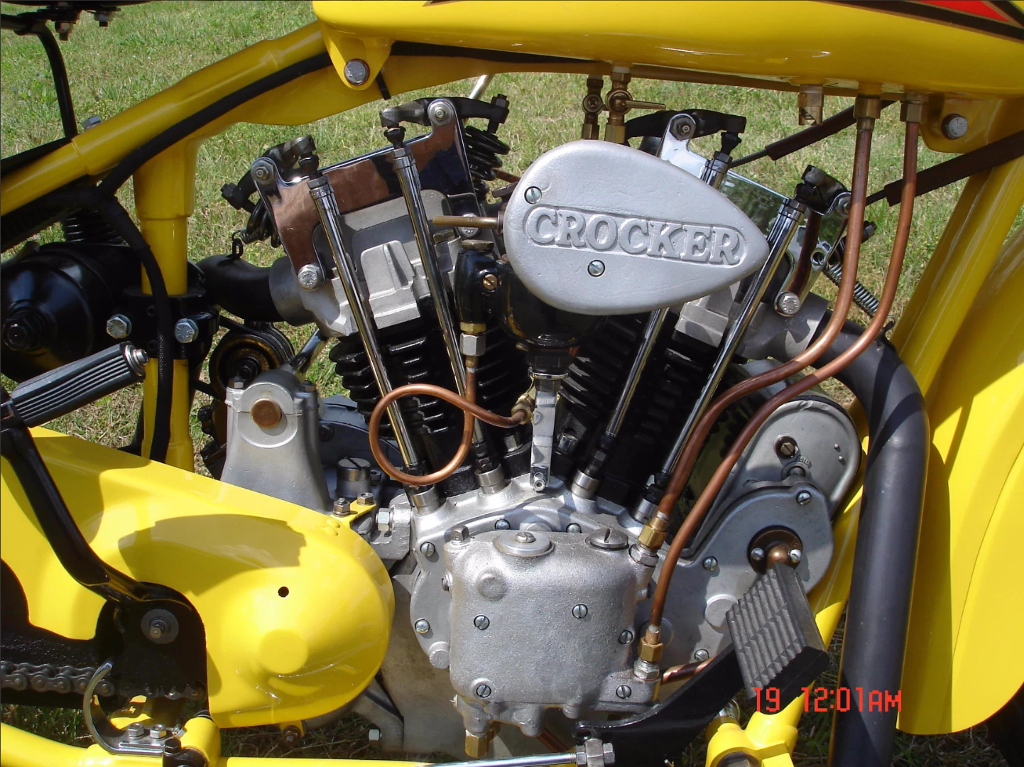This 1929 Indian-Crocker Overhead-Valve Conversion was sold in May 2007 for $93,600 by Bonhams at the Legend of the Motorcycle Auction. It went to auction again at Bonhams' 2016 Las Vegas Motorcycle sale but failed to meet reserve.