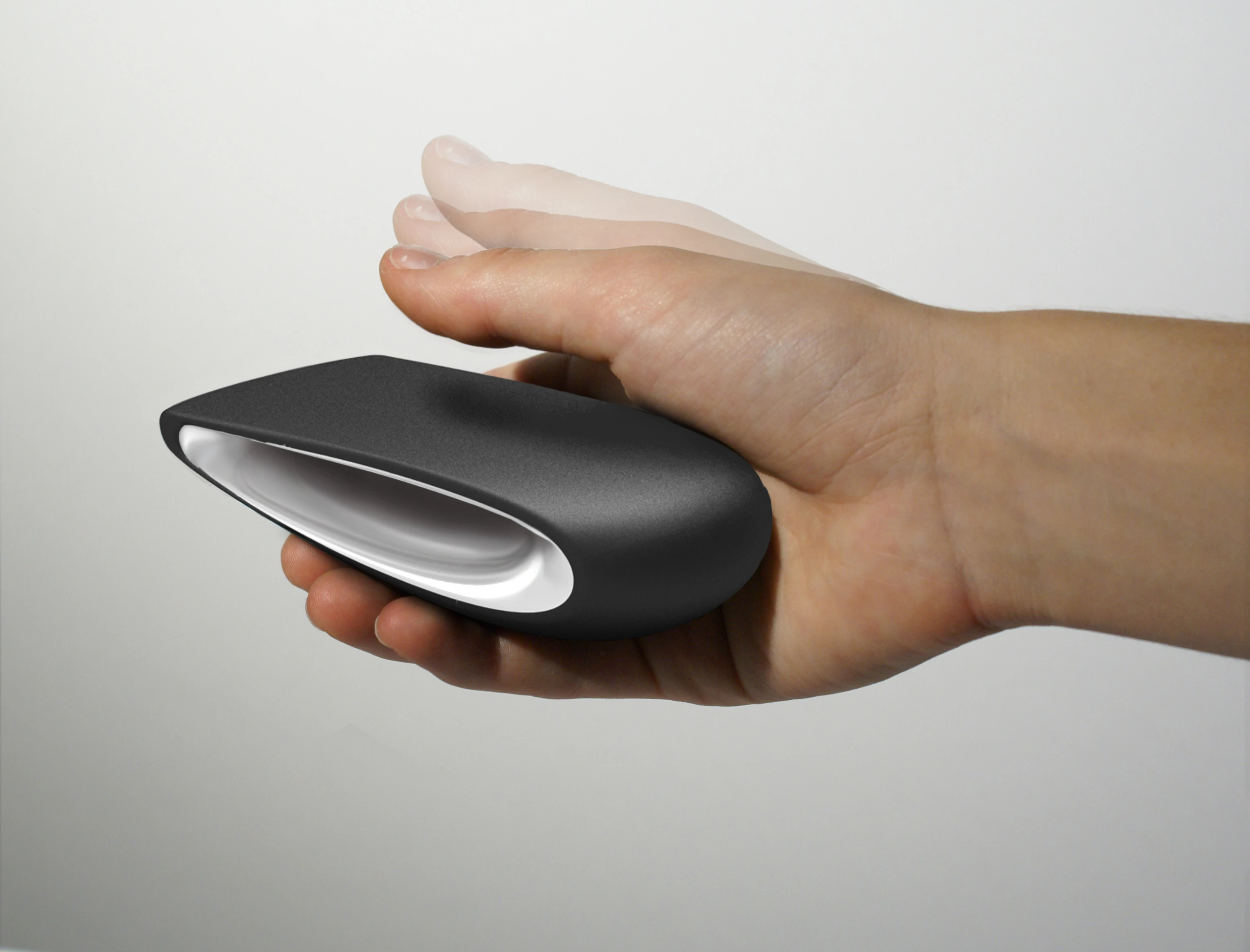 The technology detects and tracks thumb movement above the surface and translates it into software commands