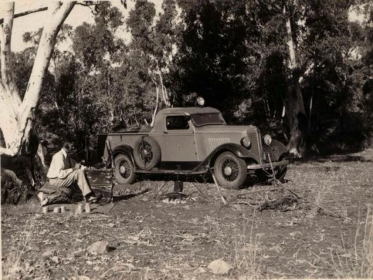 Using the pedal radio in the outback