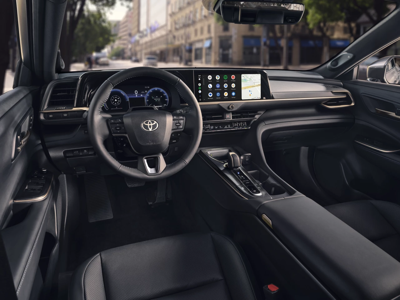 The interior of the 2025 Toyota Crown is similar to the Crown Signia
