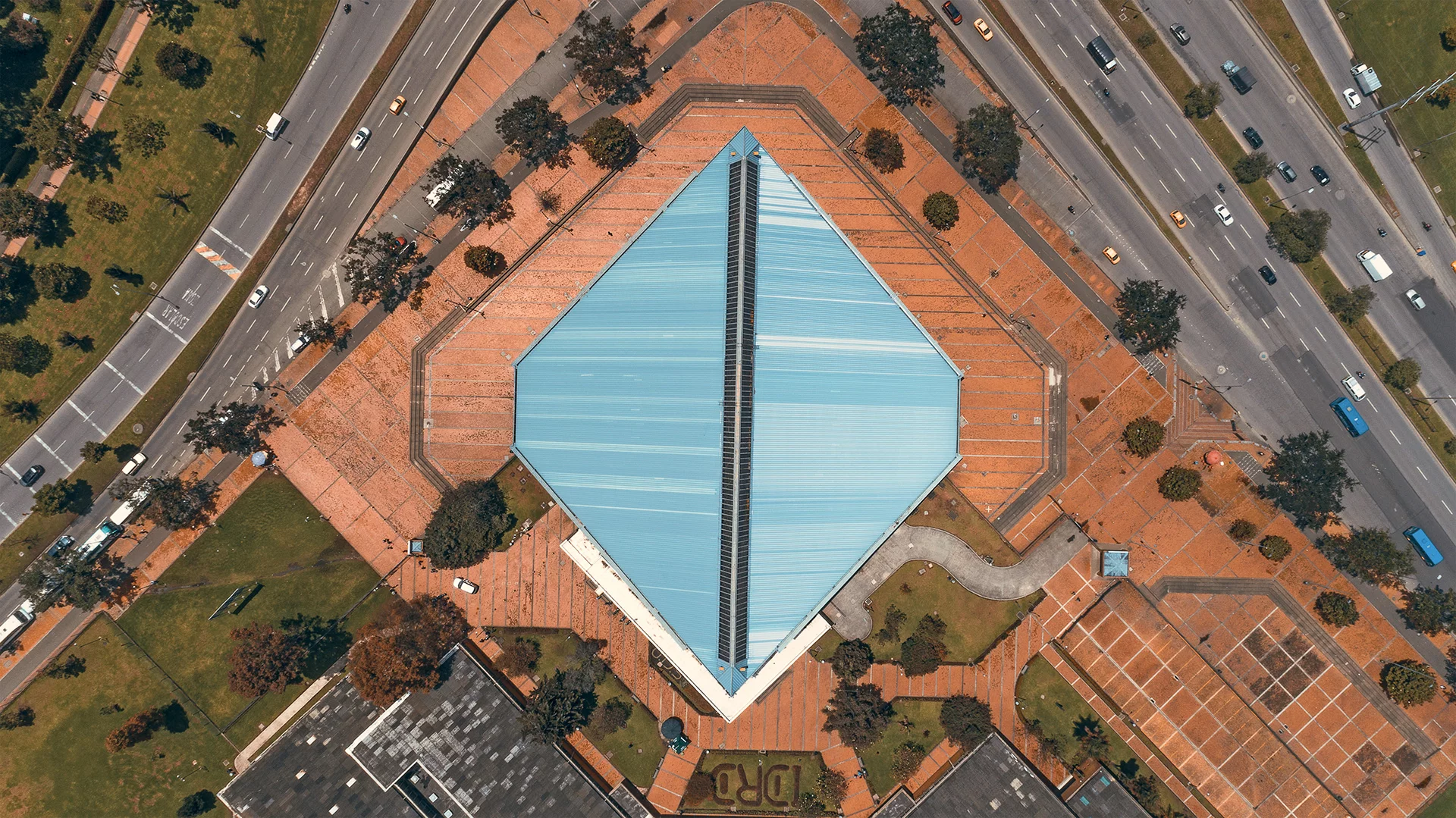 Volume 3 of an ongoing series called Aerial Facades from Camilo Monzón Navas in Colombia (Credit: MonzoonPhoto Behance CC BY-NC-ND 4.0)