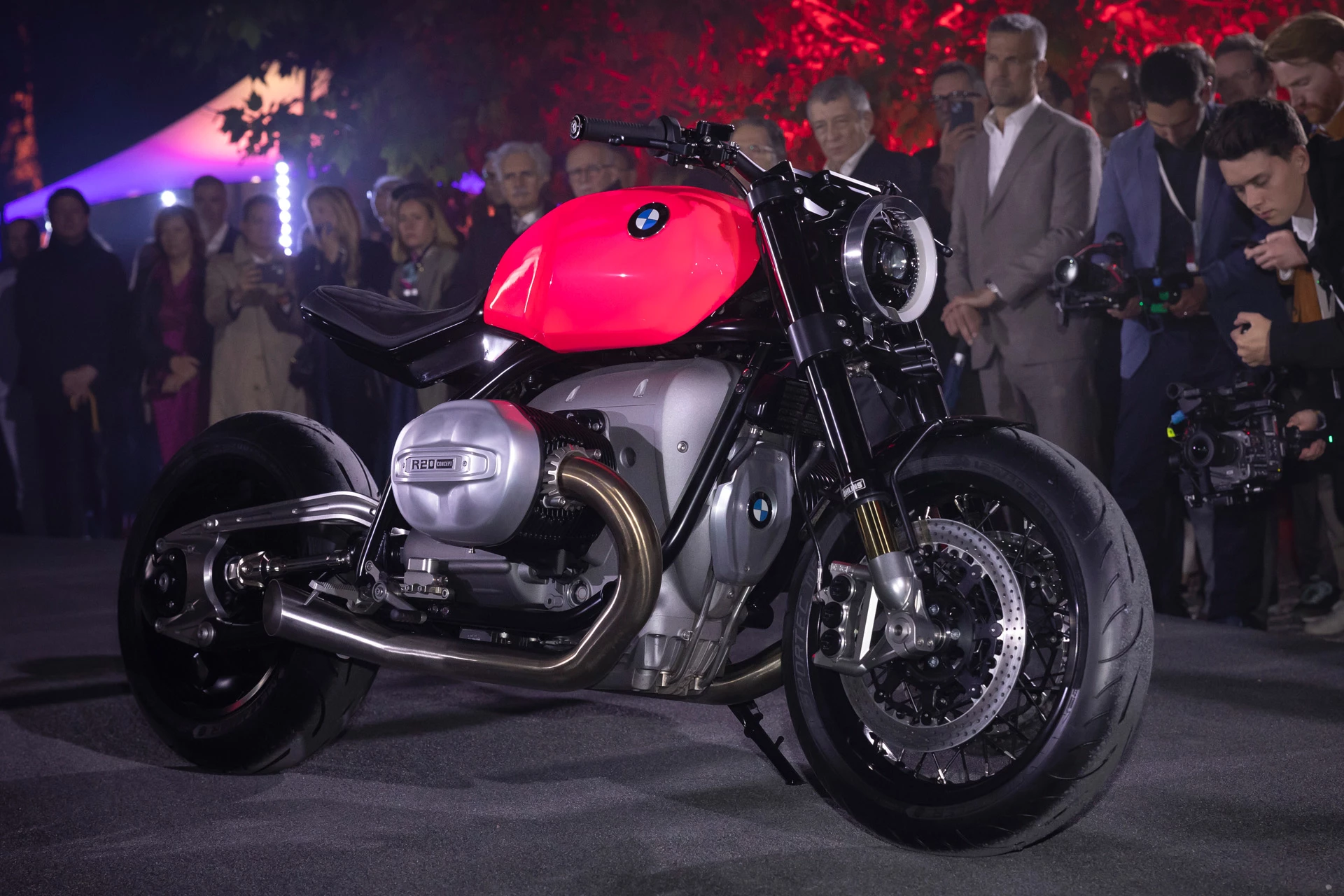 BMW's R20 Concept is a visual feast for BMW aficionados, capturing the lines and visual cues of seemingly every boxer twin of the last century. It is a magnificent 100th anniversary model in the making.