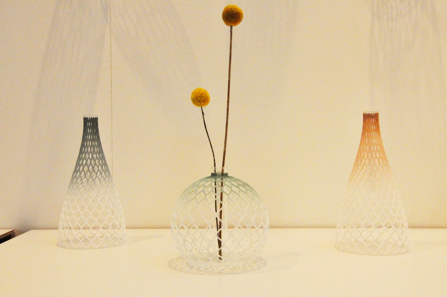 Gorgeous test-tube vases by Shinya Yoshida