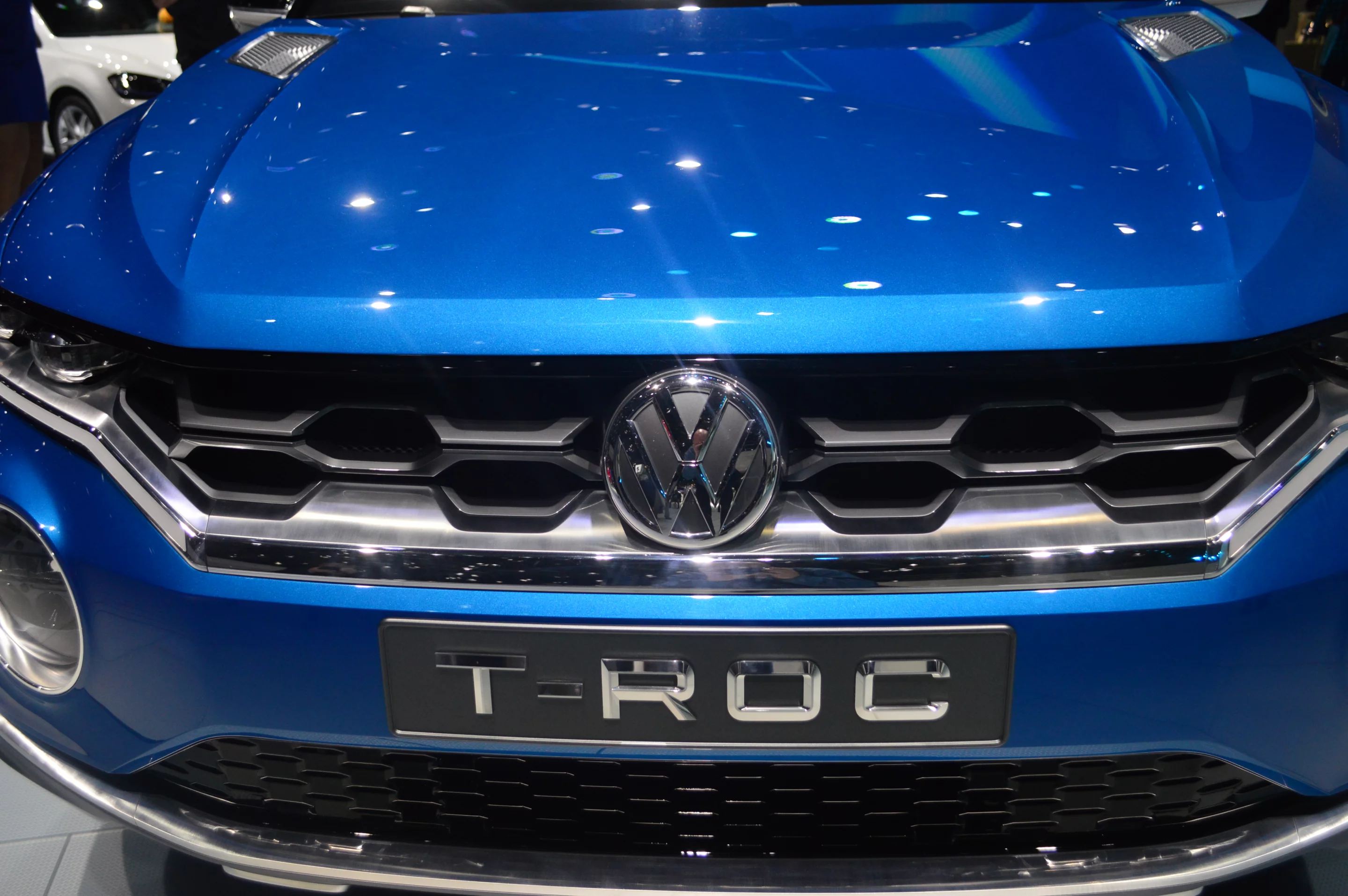 Volkswagen's T-ROC concept SUV, at the Geneva Motor Show