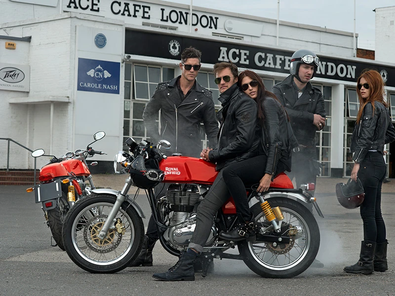 Royal Enfield's Continental GT: built to mimic rocker-style UK cafe racers of the 1950s and 60s.
