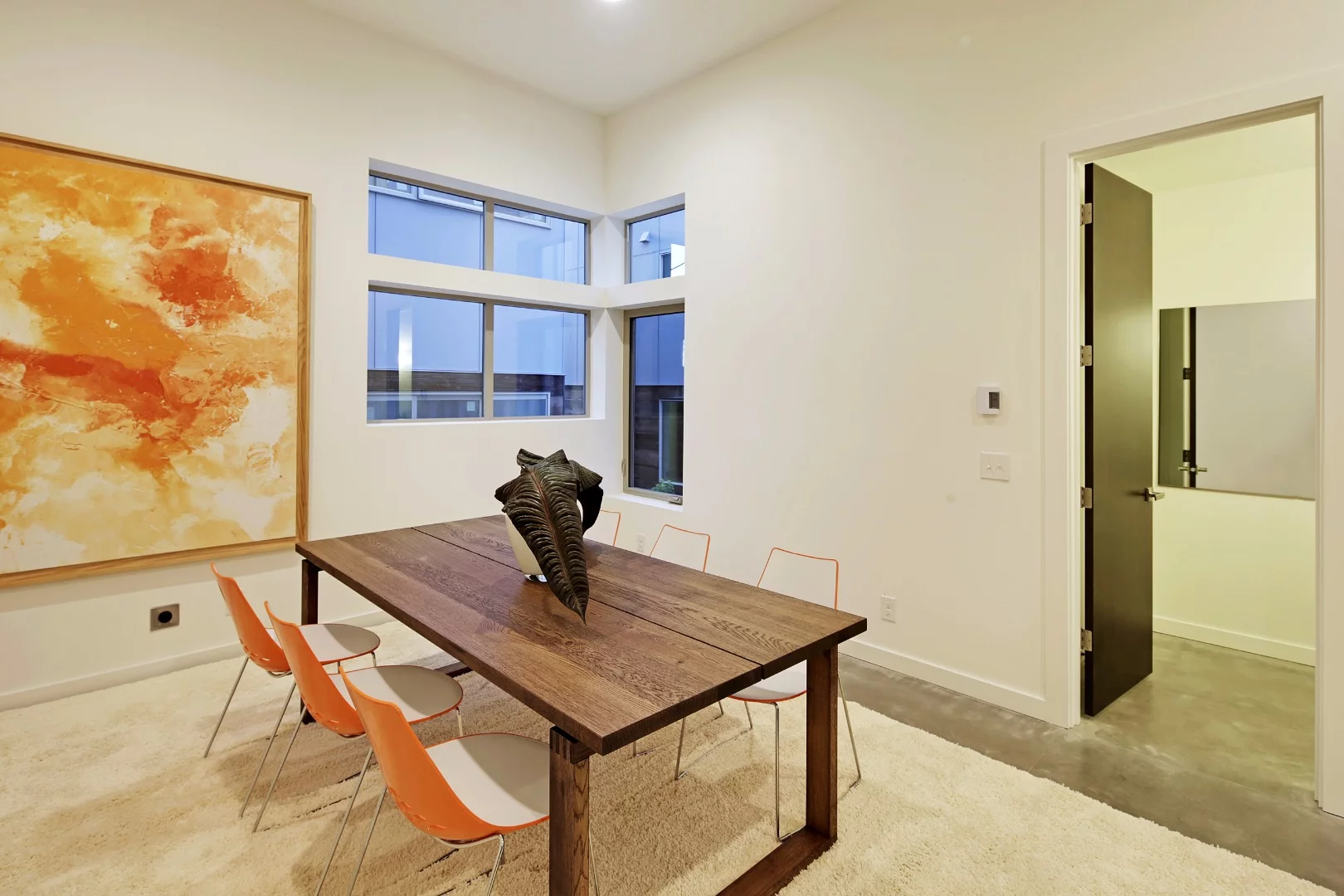 The buildings feature triple glazed windows