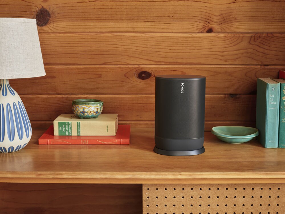 The Sonos Move features both Wi-Fi and Bluetooth, so can serve as part of a Sonos multi-room setup and then be paired with a smartphone while out and about