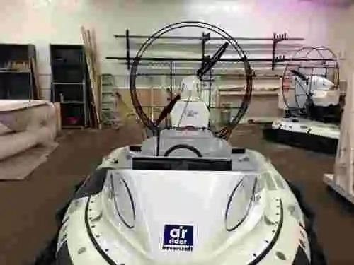 Front view of the AirRider hovercraft