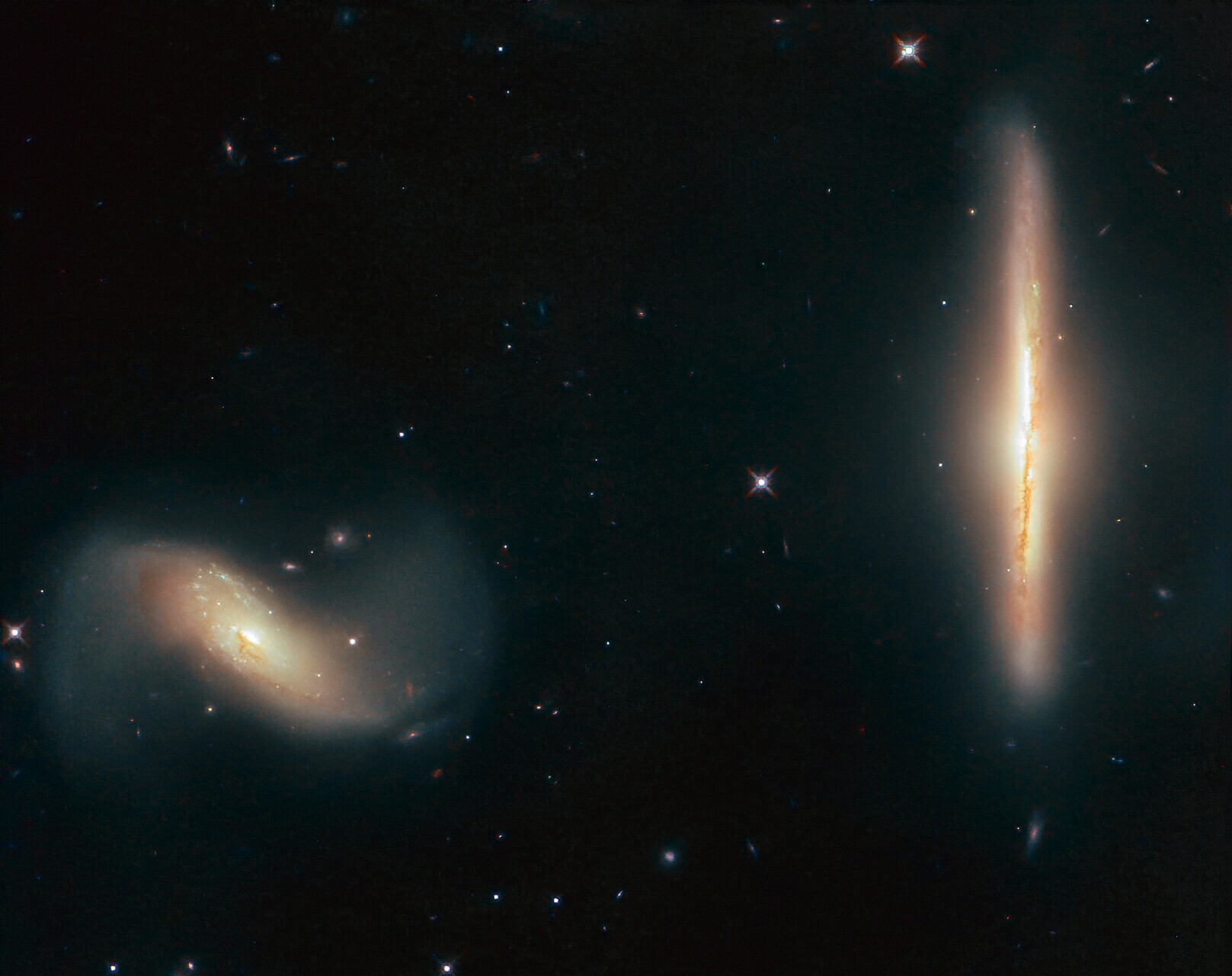 hubble interacting galaxies