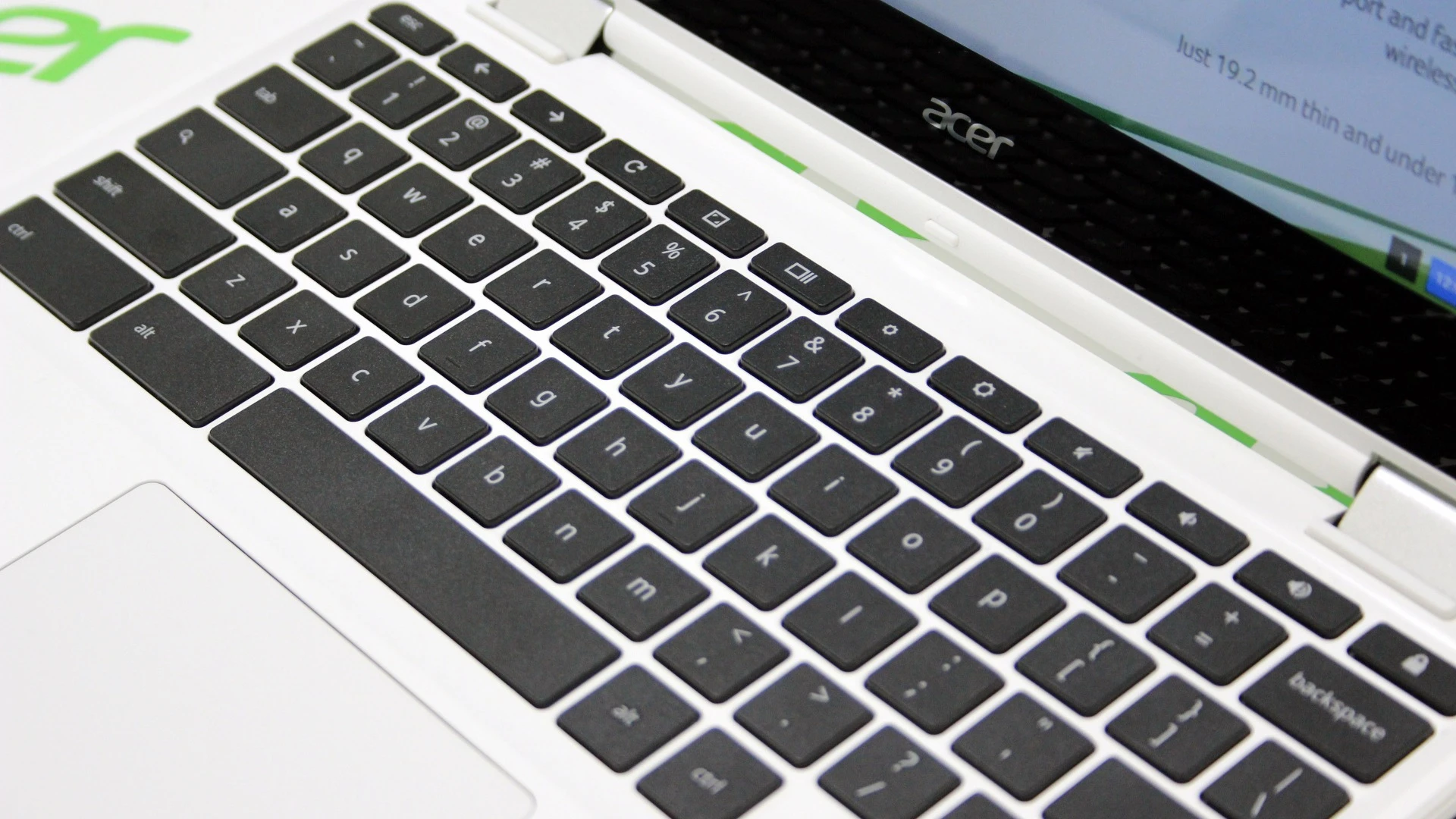 The build does feel particularly premium, the keyboard is comfortable but uninspiring, and the 1,366 x 768 display is fine for the price point, but doesn't excite