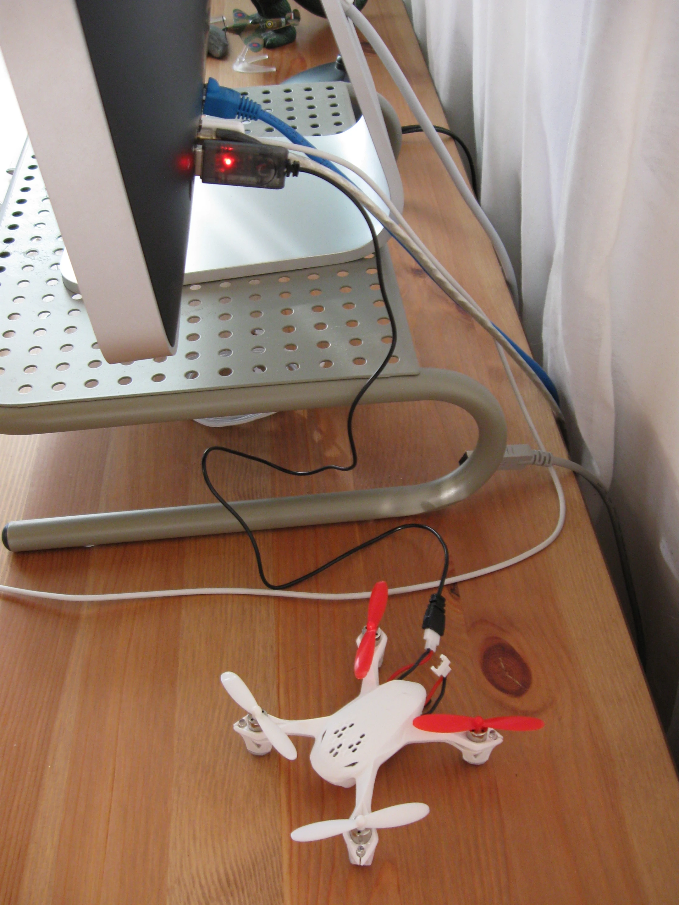 The FPV charging from a computer