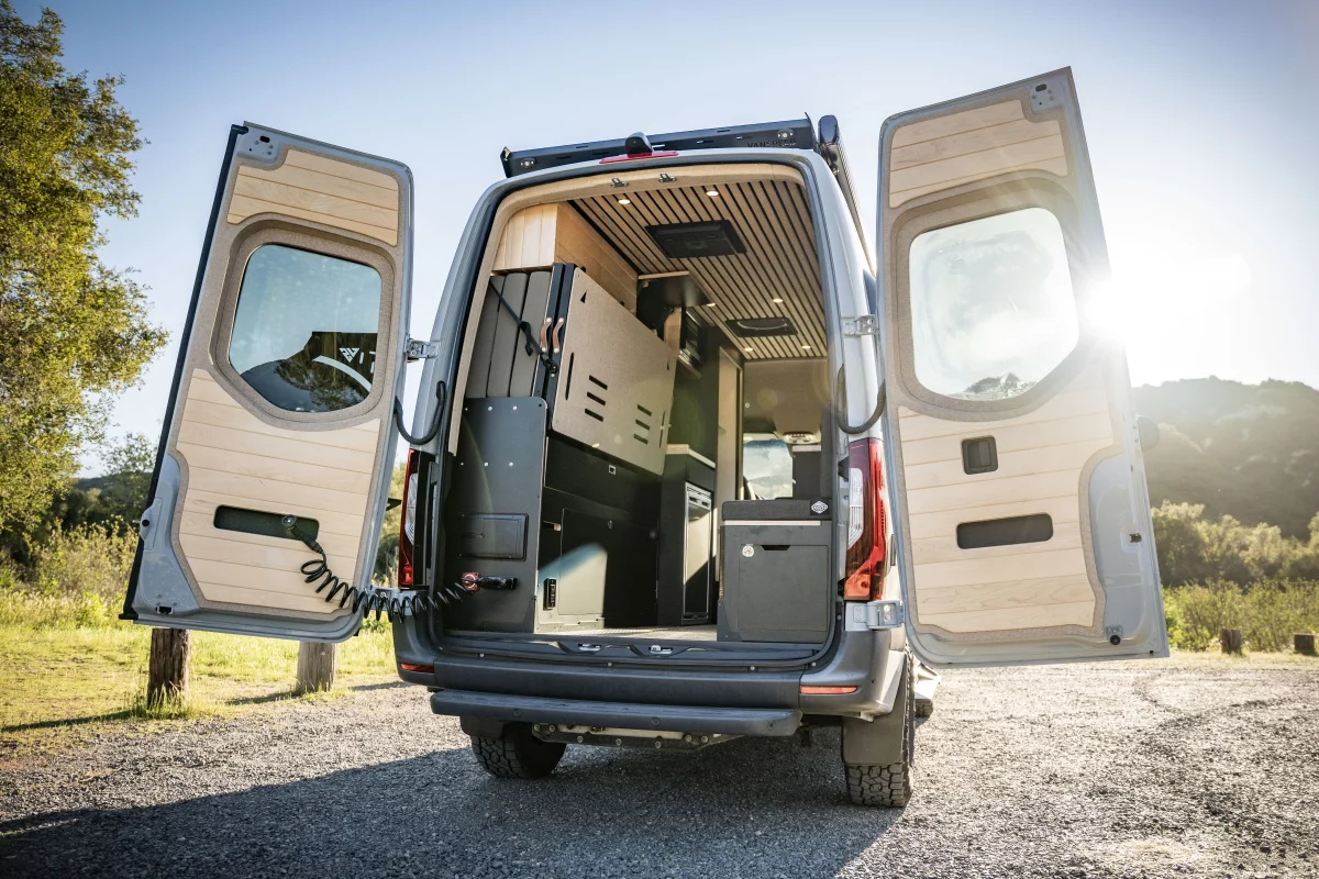 Vanspeed gives the Album a warm, inviting interior with wood-style paneling throughout