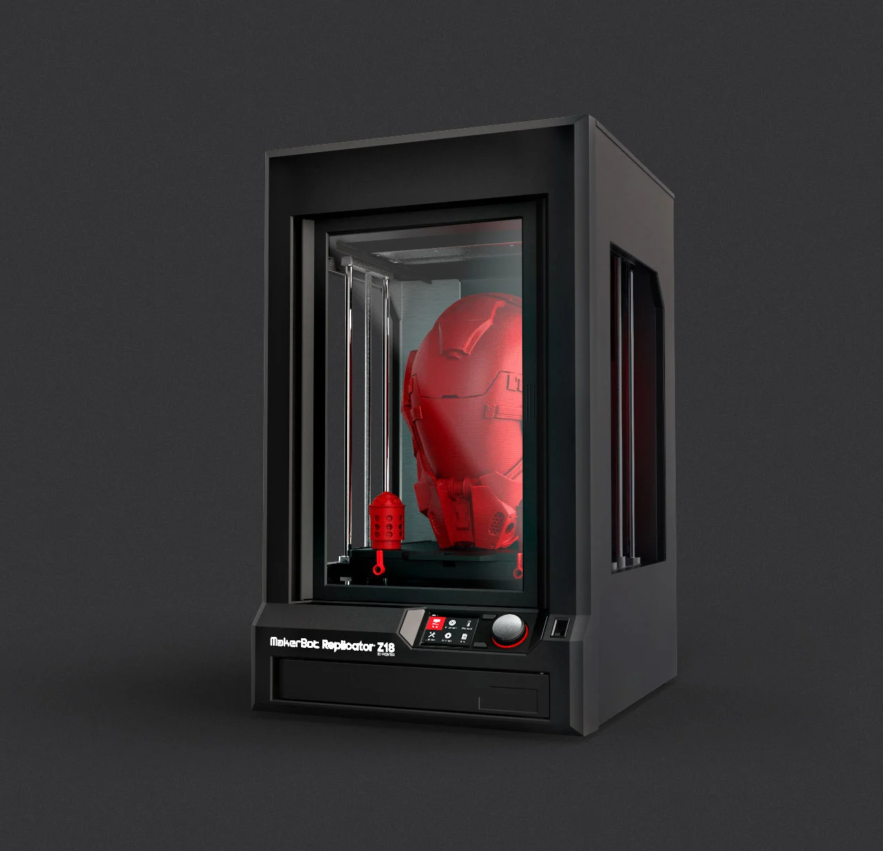 The Makerbot Replicator Z18 features an impressive print volume