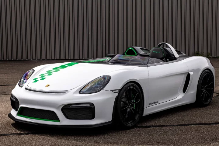 The 2015 Boxster 981 Bergspyder, a prototype that Porsche won't be putting into production