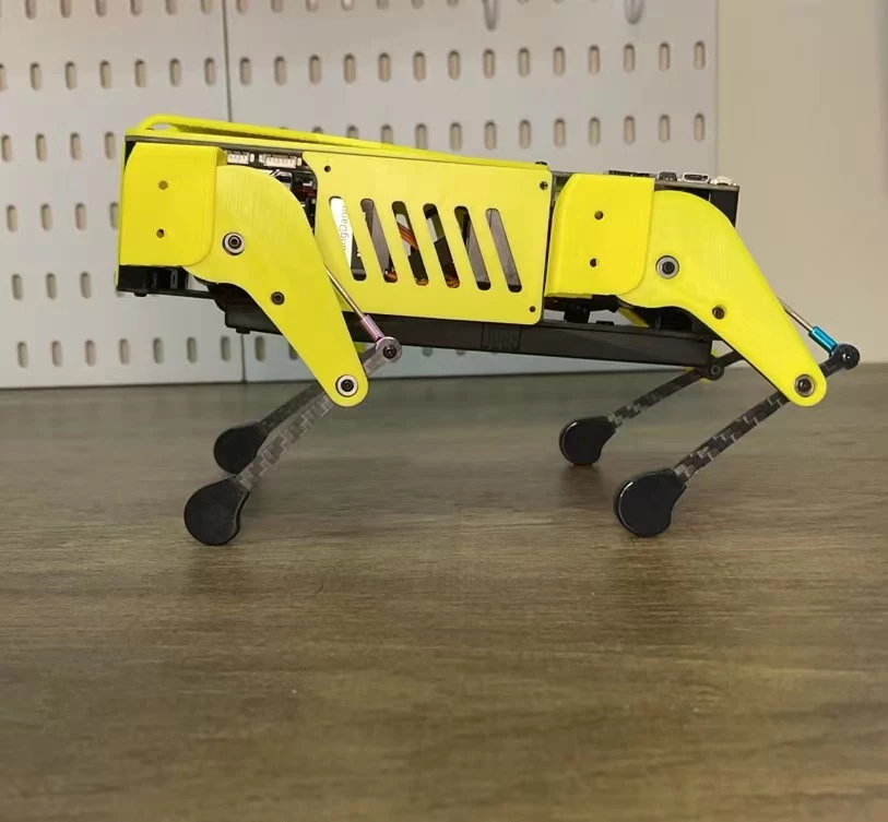 The Mini Pupper 2 features upgraded brains, is compatible with the ROS2 operating platform, and comes with smarter servos