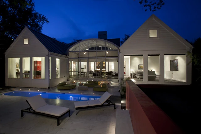The house can be built for approximately $380,000 - $900,000 depending on finishes, local real estate markets and the particular challenges of individual building sites