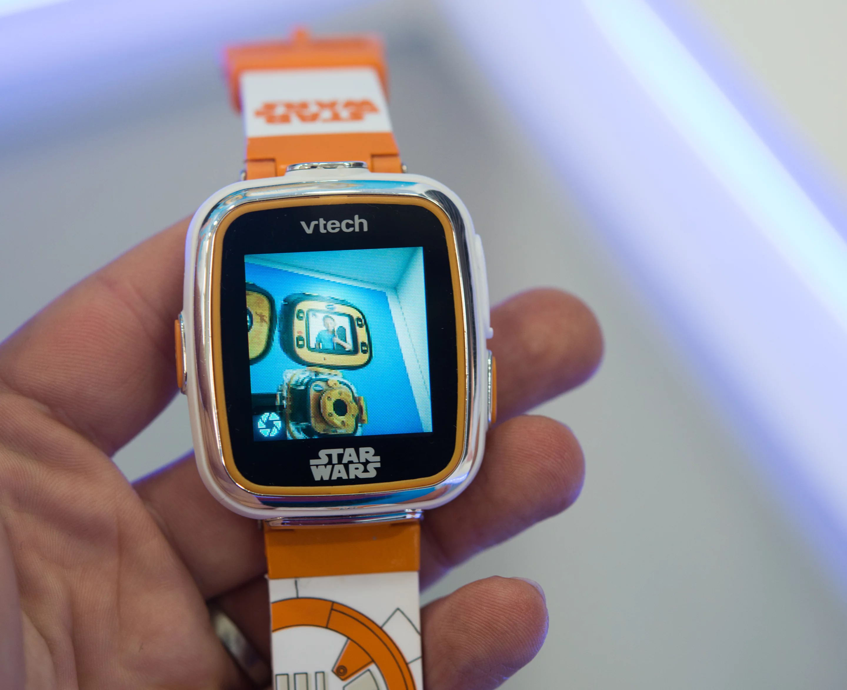 The VTech camera watch now comes in BB-8 colors