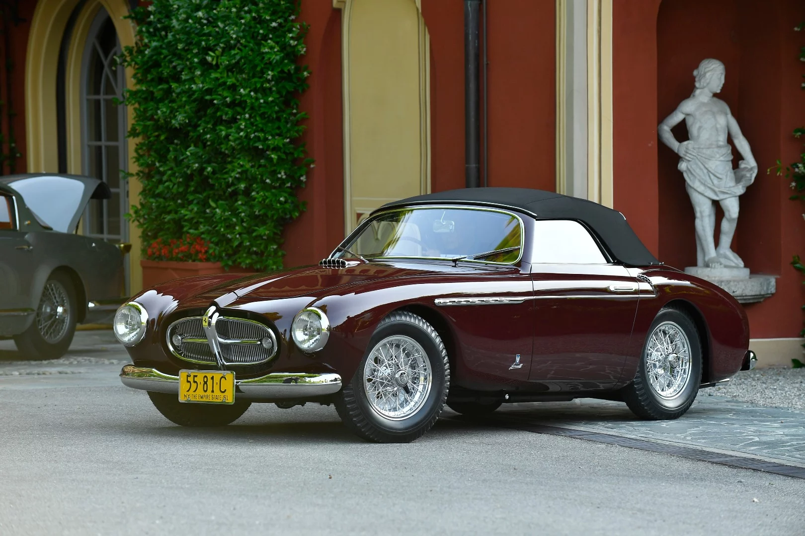 Only 27 Ferrari 212 Exports were built, and this car is one of only four cabriolets bodied by Vignale. It's really quite remarkable to think that a 2.5 liter V12 weighing just 800 kg could be two thirds of a century old, and the collector market never lets one hit the auction block without fetching seven figures with the high watermark being a Ferrari 212 Export Touring Barchetta that sold for €6,720,000 ($7,398,640) at a RM-Sotheby's official Villa d'Este auction in 2015.