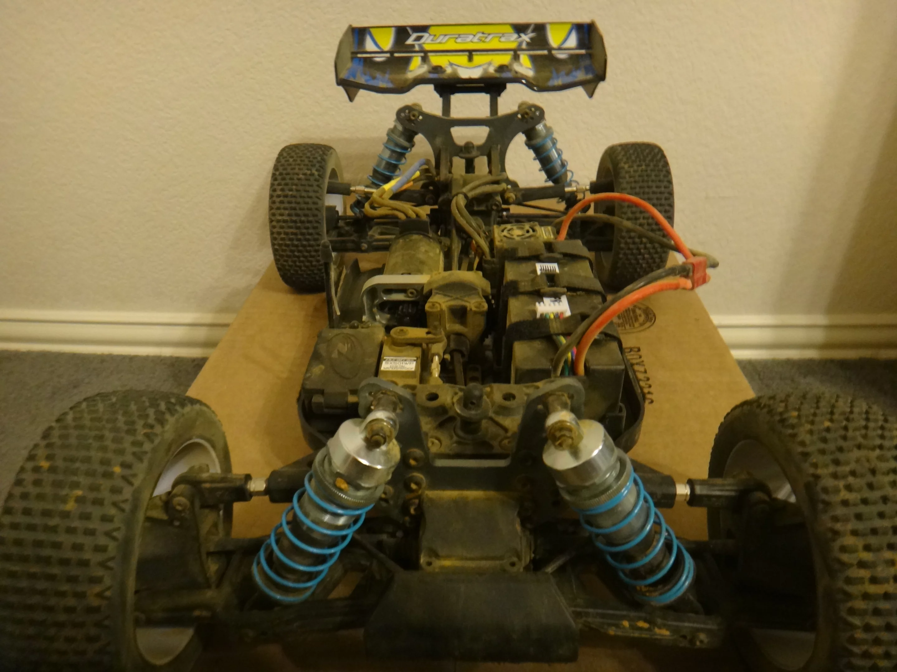 I'm actually amazed it's still running, since the car looked like it had been caught in a sandstorm when I pried off the body later