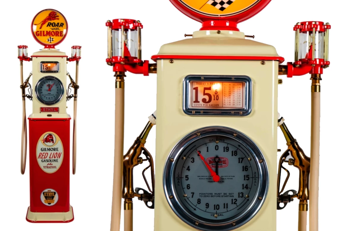 This Bennett Gilmore Gas Pump sold for $33,040 at Mecum's 2022 Kissimmee sale on 10 January 2022