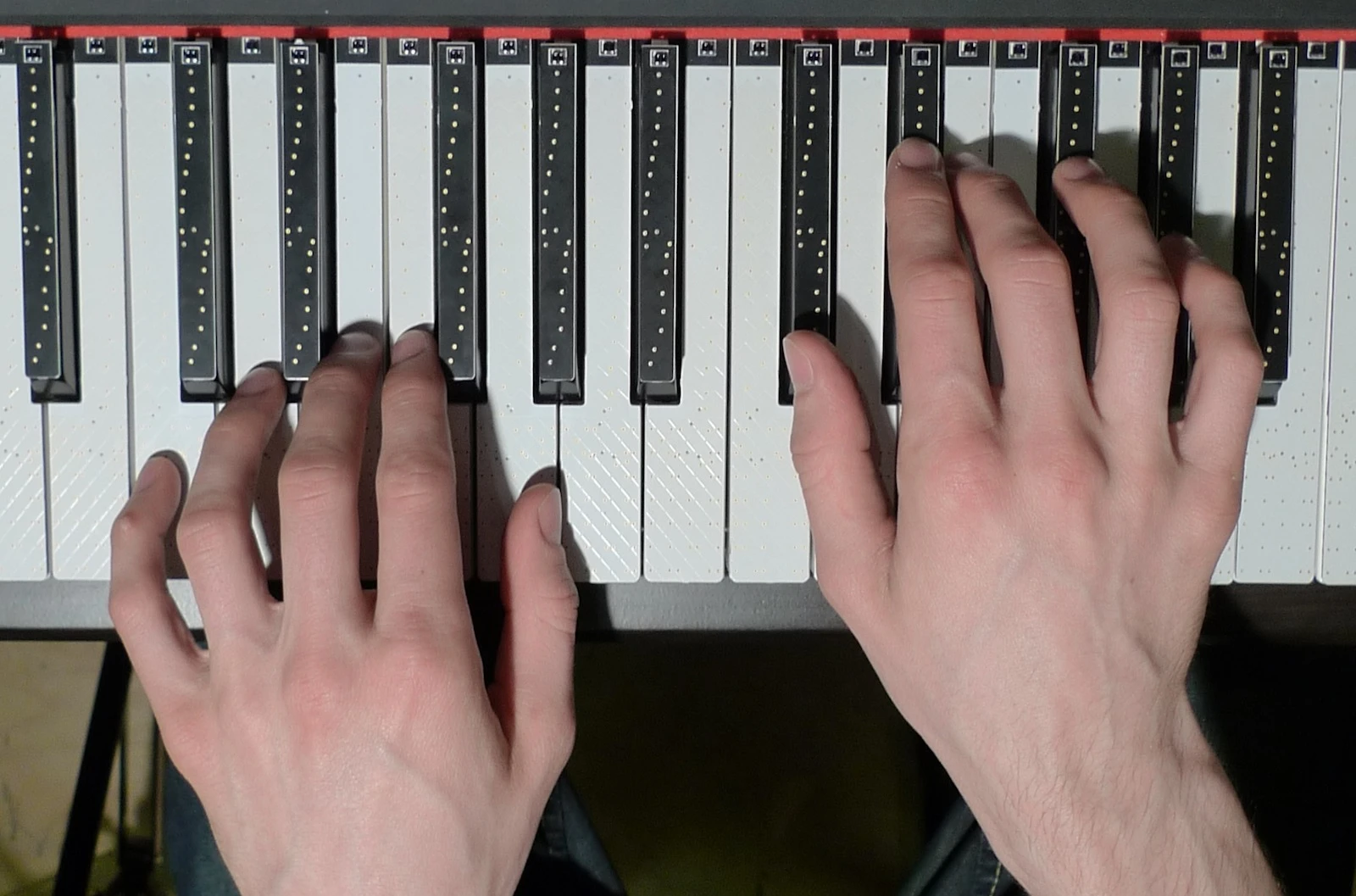 The TouchKeys system brings multitouch sound control to piano-style keyboards