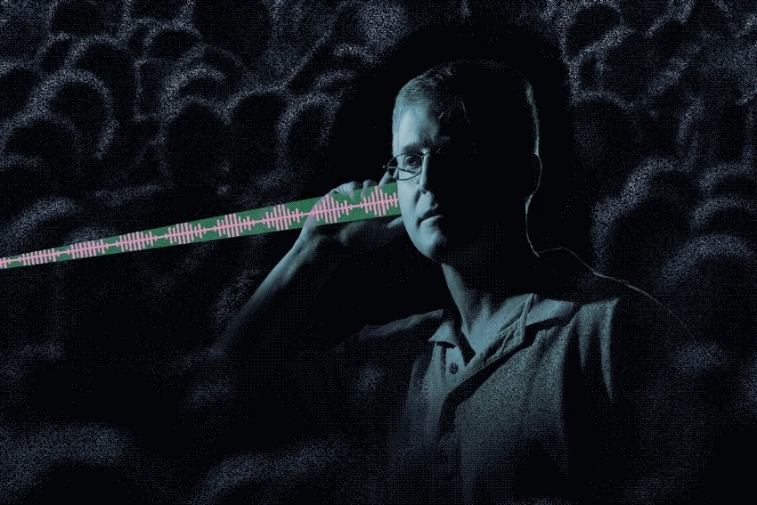 he researchers use water vapor in the air to absorb light and create sound. By sweeping the laser they can create an audio signal that can only be heard at a certain distance from the transmitter, allowing it to be localized to one person.