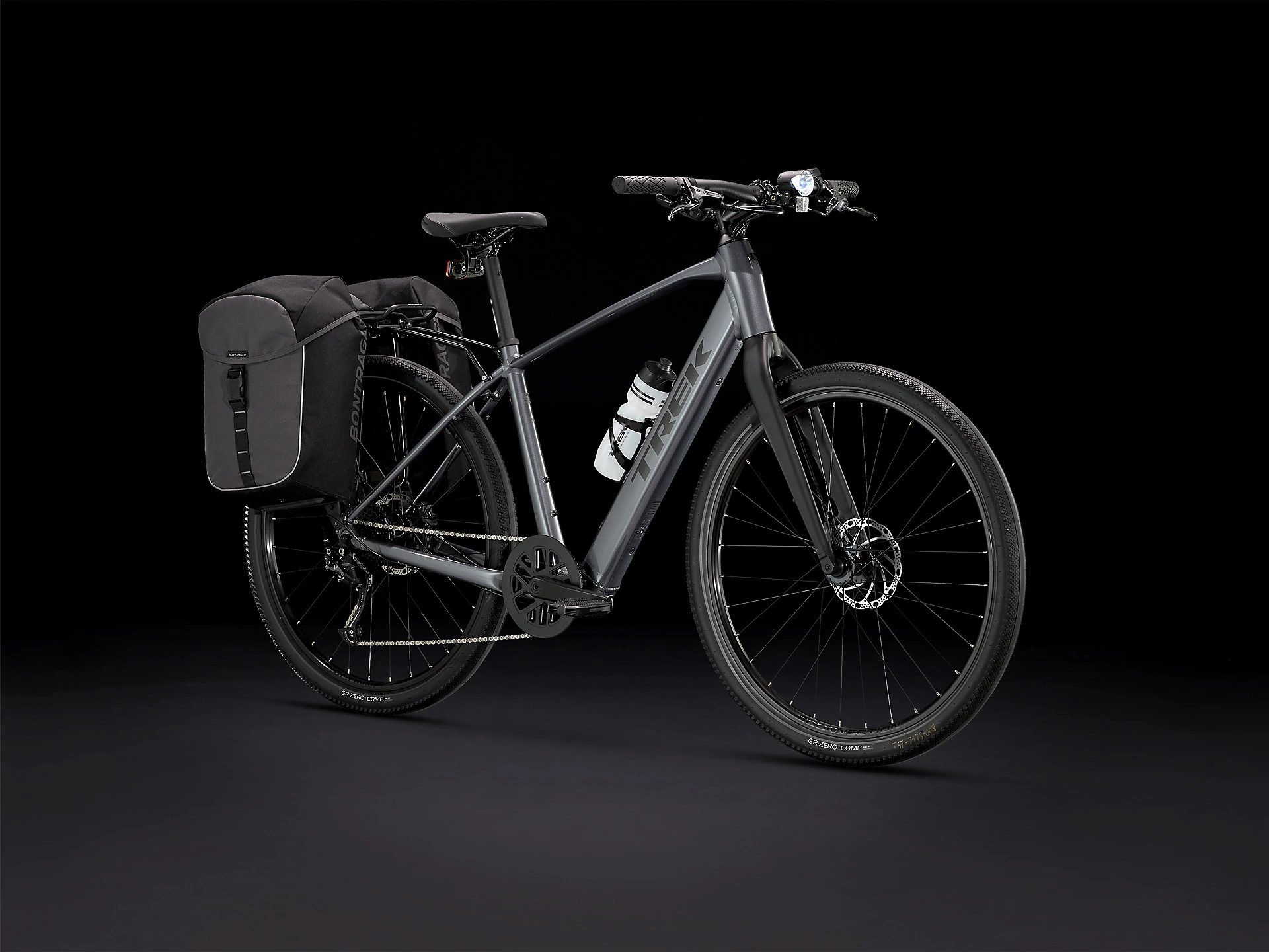 The frame is home to mounts for optional racks and fenders