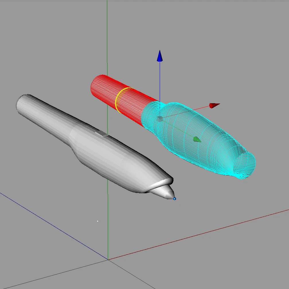 CAD design of the Lernstift pen